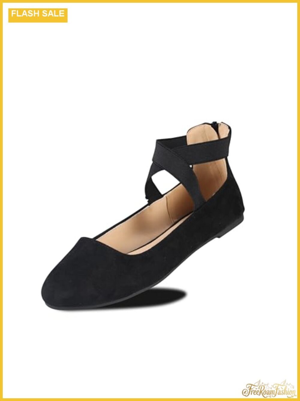 Foam Cushioned Ankle Strap Flats